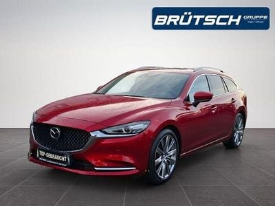 Soul red crystal metallic Gebraucht 2020 Mazda 6 Sports-Line Kombi | 26.680 € (Fairer Preis)