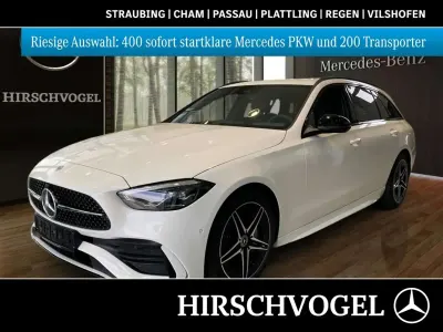 Gebraucht Mercedes C180 AMG line 170 PS (125 kW) 2025 Polarweiß Kombi