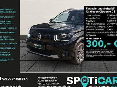 Gebraucht Citroën e-C3 83 kW (113 PS) 2025 Schwarz Limousine