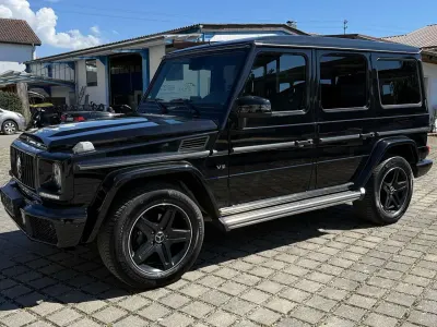 Gebraucht Mercedes G500 AMG 421 PS (309 kW) 2016 Obsidianschwarz metallic SUV