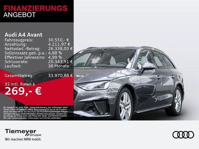 Gebraucht Audi A4 S-Line 204 PS (150 kW) 2023 Grau Kombi