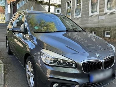Gebraucht BMW 218 Gran Tourer Sport Line 150 PS (110 kW) 2016 Grau Van / Kleinbus