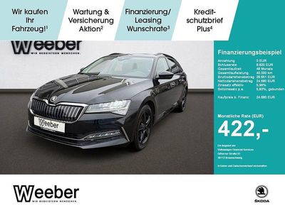 Gebraucht Skoda Superb Ambition 218 PS (160 kW) 2021 Schwarz Kombi