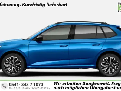 Neu Skoda Kamiq Dynamic 150 PS (110 kW) 2026 Race blue metallic SUV