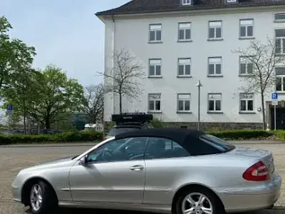 Gebraucht Mercedes CLK200 Avantgarde 163 PS (119 kW) 2005 Silber Cabrio