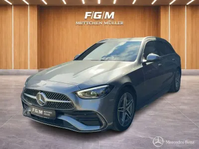 Gebraucht Mercedes C180 AMG line 170 PS (125 kW) 2025 Lack selenitgrau Kombi