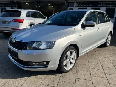 Gebraucht Skoda Rapid Clever 110 PS (80 kW) 2018 Silber Kleinwagen