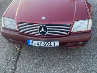 Usata Mercedes SL300 190 CV (139 kW) 1993 Rosso Cabrio