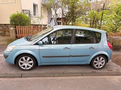 Gebraucht Renault Scénic II Exception 111 PS (81 kW) 2007 Blau Van / Kleinbus
