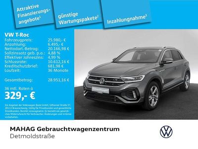 Second-hand VW T-Roc R-line 150 CP (110 kW) 2023 Gri SUV