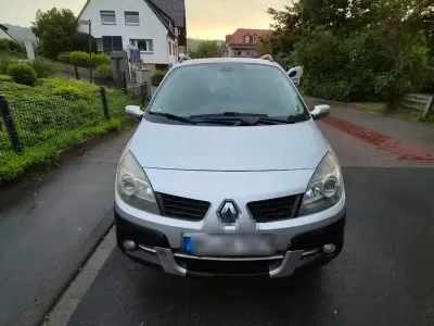 Gebraucht Renault Grand Scénic II 112 PS (82 kW) 2007 Silber Van / Kleinbus