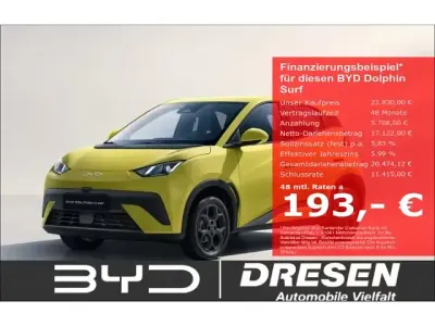 Neu BYD Dolphin Surf Boost 64 kW (88 PS) 2026 Blau Kleinwagen