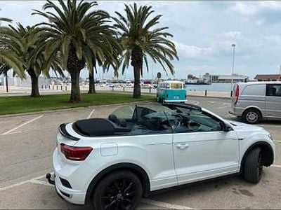 Gebraucht VW T-Roc Cabriolet Black Edition 150 PS (110 kW) 2020 Weiß Cabrio