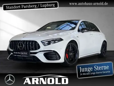 Gebraucht Mercedes A45 AMG AMG 421 PS (309 kW) 2023 Weiß (digitalweiß) Kleinwagen