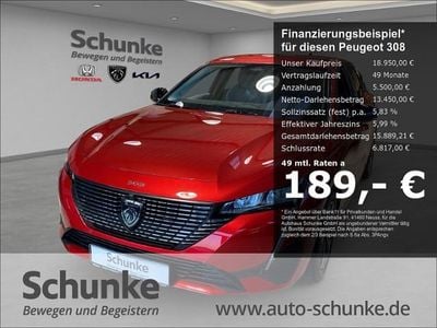 Gebraucht Peugeot 308 SW Allure 131 PS (96 kW) 2024 Rot Kombi