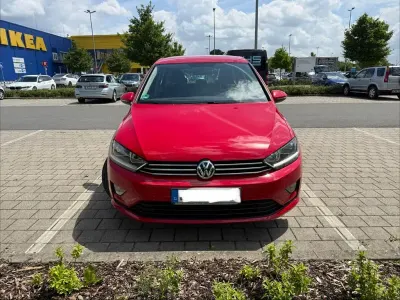 Gebraucht VW Golf Sportsvan Comfortline 110 PS (80 kW) 2015 Rot Van / Kleinbus