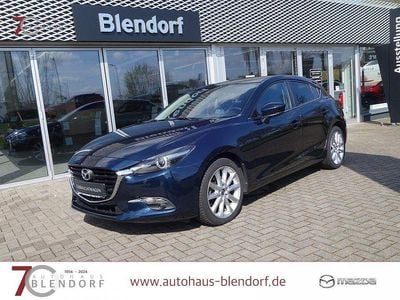 Gebraucht Mazda 3 Sports-Line 120 PS (88 kW) 2019 Mitternachtsblau metallic Limousine