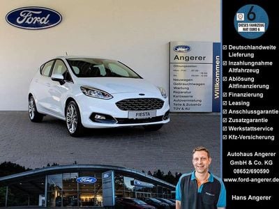 Gebraucht Ford Fiesta Vignale 101 PS (74 kW) 2018 Frost weiß Kleinwagen