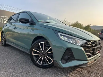 Gebraucht Hyundai i20 N Line 120 PS (88 kW) 2021 Grün Kleinwagen