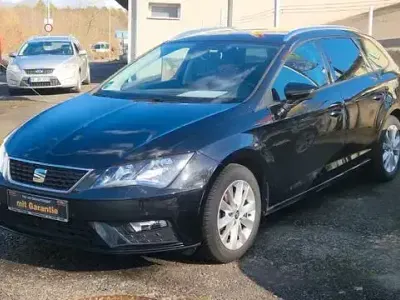 Używany Seat Leon ST Style 125 KM (91 kW) 2017 Czarny Kombi
