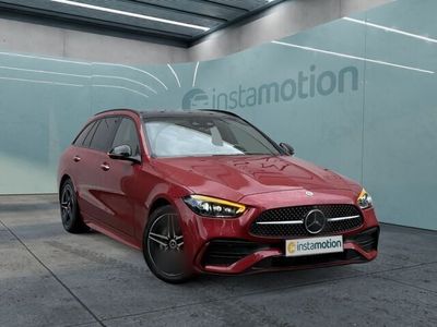 Rot Gebraucht 2024 Mercedes C220 AMG line Kombi | 58.500 €