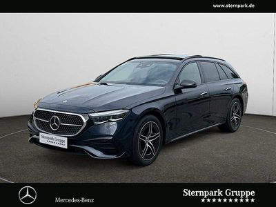 Lack nautikblau Gebraucht 2024 Mercedes E300 AMG Kombi | 57.770 € (Etwas zu teuer)