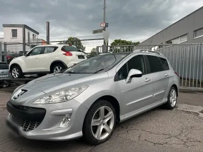 Gebraucht Peugeot 308 SW 109 PS (80 kW) 2008 Silber Kombi