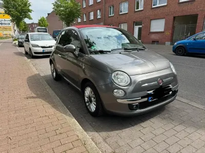 Używany Fiat 500C Lounge 69 KM (50 kW) 2015 Szary Kabriolet