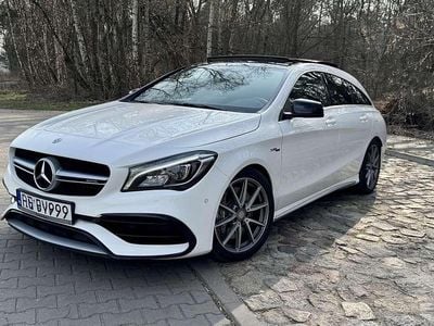 Gebraucht Mercedes CLA45 AMG Shooting Brake AMG 381 PS (280 kW) 2018 Weiß Kombi