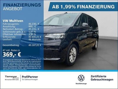 Deep black perleffekt Gebraucht 2024 VW Multivan Basis Van | 46.230 € (Superpreis)