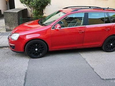 Brugt VW Golf V 140 HK (102 kW) 2008 Rød Stationcar