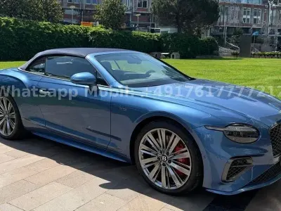 Neu Bentley Continental Mulliner 782 PS (575 kW) 2026 Blau Cabrio