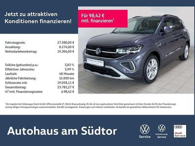 Neu VW T-Cross Life 116 PS (85 kW) 2026 Rauchgrau metallic SUV