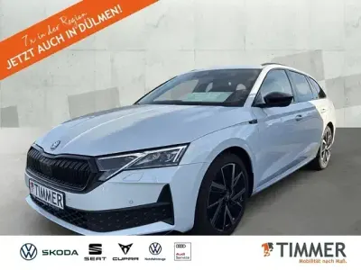 Second-hand Skoda Octavia SportLine 150 CP (110 kW) 2025 Alb Break