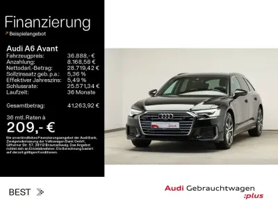 Gebraucht Audi A6 Sport 204 PS (150 kW) 2023 Mythosschwarz metallic Kombi