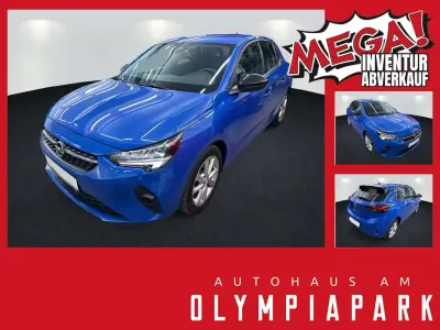 Gebraucht Opel Corsa Elegance 101 PS (74 kW) 2023 Perl blau/voltaik blau Kleinwagen