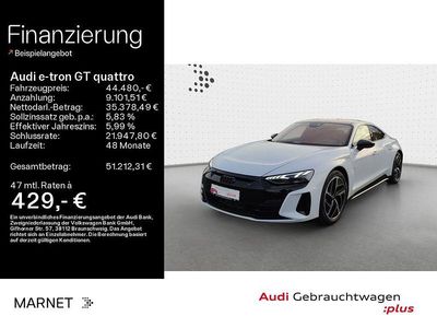 Gebraucht Audi e-tron GT quattro Sport 350 kW (476 PS) 2022 Suzukagrau metallic Limousine