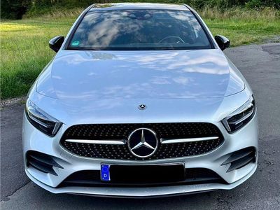 Brugt Mercedes A200 AMG line 163 HK (119 kW) 2021 Sølv Sedan