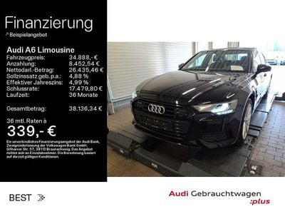Gebraucht Audi A6 Design 299 PS (219 kW) 2021 0e mythosschwarz metallic (metallic) Limousine
