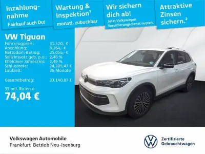 Gebraucht VW Tiguan Goal 131 PS (96 kW) 2025 Weiß SUV