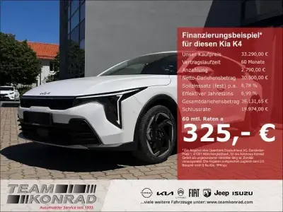 Neu Kia K4 Spirit 150 PS (110 kW) 2026 Weiß Limousine
