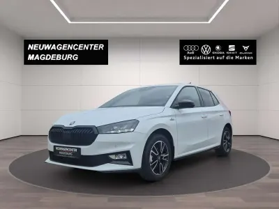 Neu Skoda Fabia Dynamic 150 PS (110 kW) 2026 Moonweiss metallic/black magi Kleinwagen