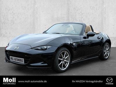 Neu Mazda MX5 Kazari 132 PS (97 kW) 2025 Schwarz Cabrio