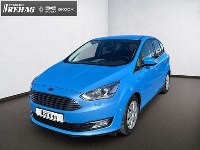 Gebraucht Ford C-MAX Titanium 125 PS (91 kW) 2017 Skylineblau Van / Kleinbus