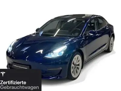 Brugt Tesla Model 3 Long Range RWD 208 kW (283 HK) 2022 Blå Sedan