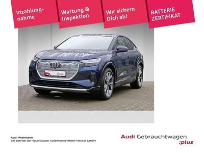 Gebraucht Audi Q4 Sportback e-tron Advanced 150 kW (204 PS) 2022 Navarrablau metallic SUV
