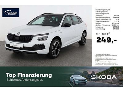 Gebraucht Skoda Kamiq Monte Carlo 150 PS (110 kW) 2024 Weiss SUV