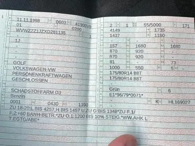 Gebraucht VW Golf IV 75 PS (55 kW) 1998 Grün Kleinwagen
