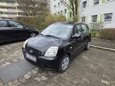 Brugt Kia Picanto 65 HK (47 kW) 2007 Sort Hatchback