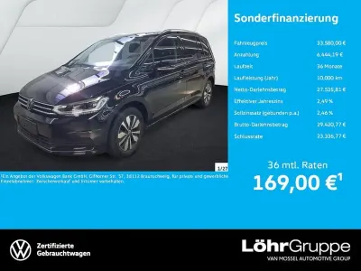 Gebraucht VW Touran Goal 150 PS (110 kW) 2025 Grenadillschwarz metallic Van / Kleinbus